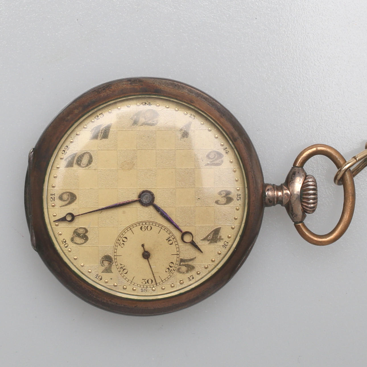 FICKUR, med kedja, Schweiz, delvis i silver, totalvikt 75,27 gram, 1900-tal.