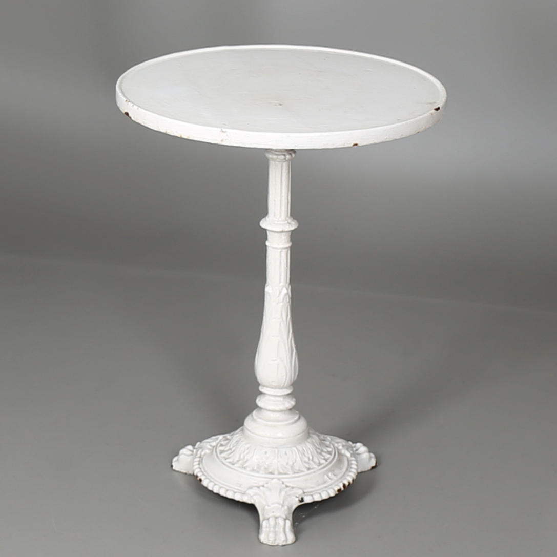 CAFE/TRÄDGÅRDSBORD på pelarefot, gjutjärn, 1900-tal.