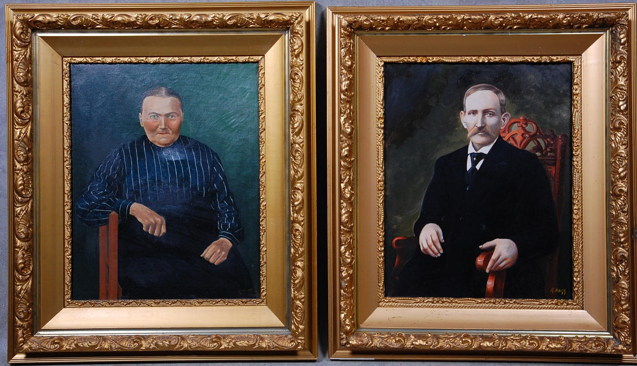 OIDENTIFIERAD KONSTNÄR. oljor på duk, 1900-talets första hälft.