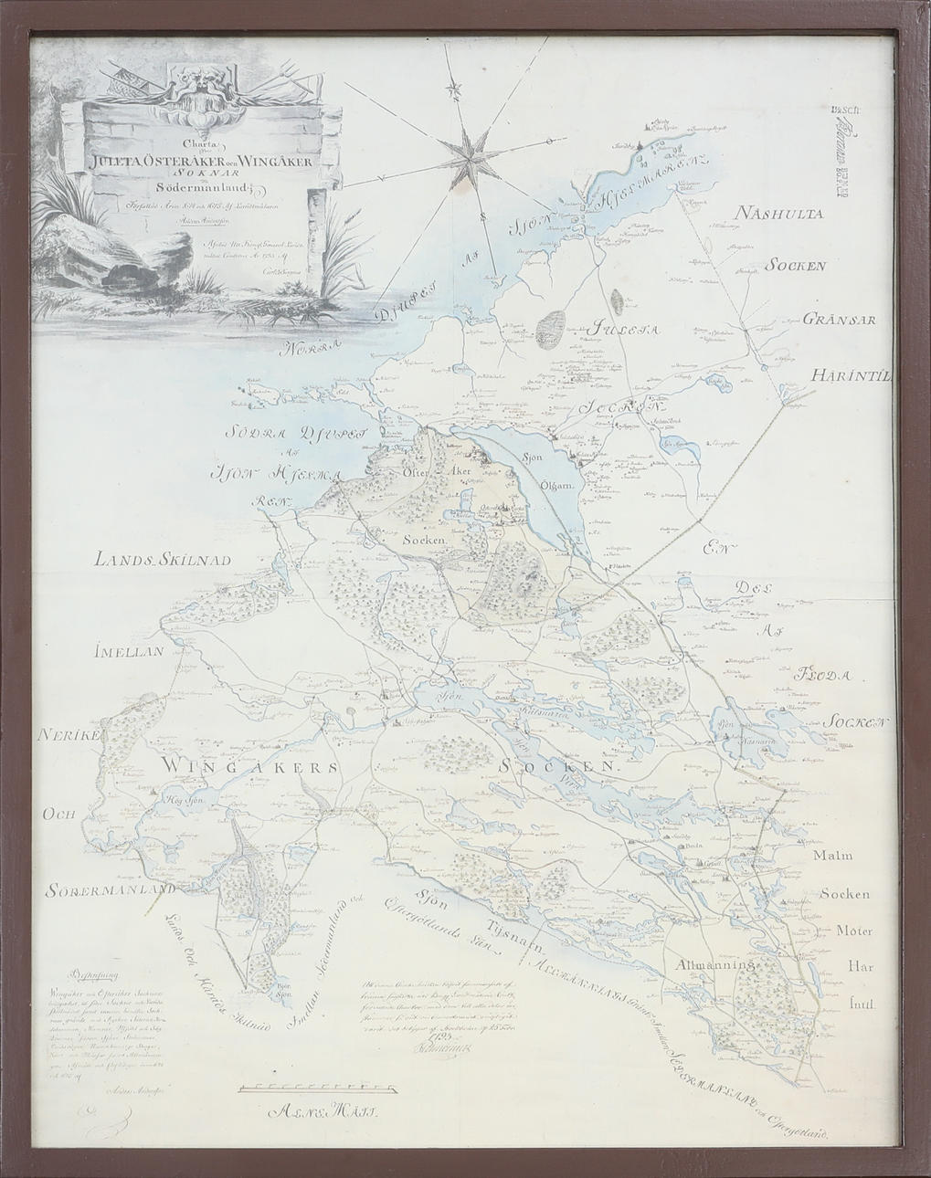 MAP, “Julita, Österåker and Wingåker”.