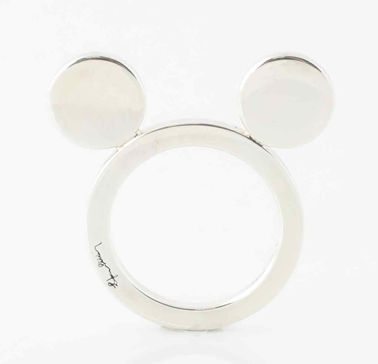 EFVA ATTLING. ring, silver, Double Dots.