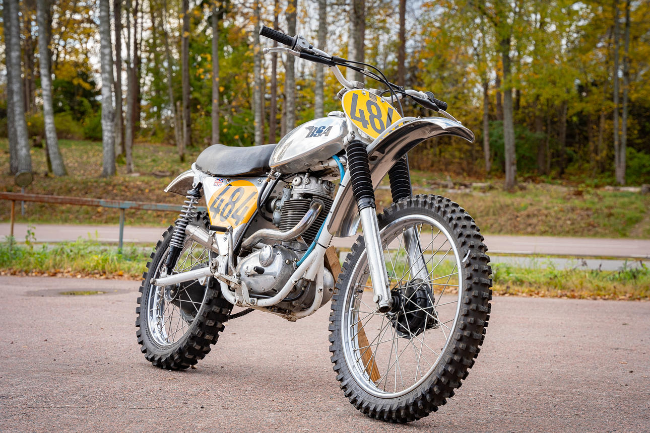 BSA, model B50 MX, 1973, England.