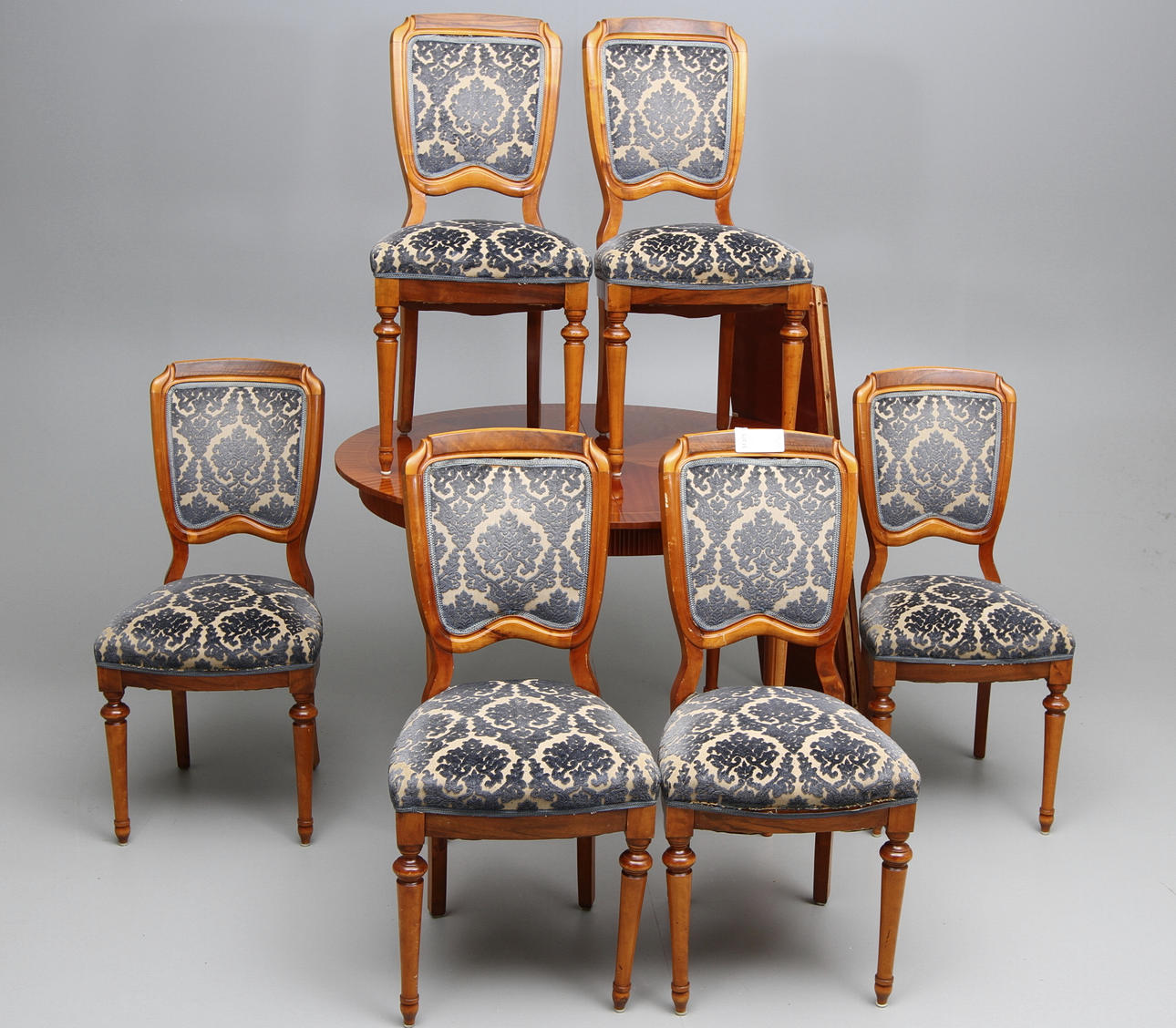 MATSALSMÖBEL, 7 delar.