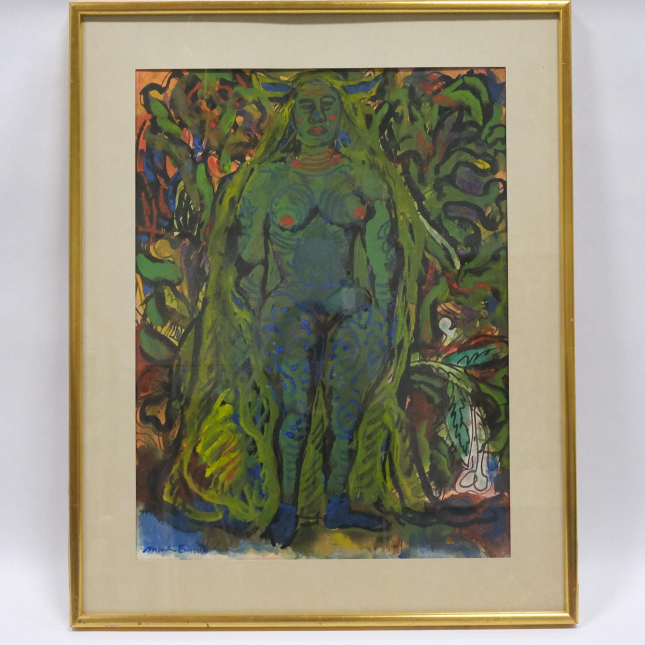 MARTIN EMOND. TVÅ AKVARELLER.