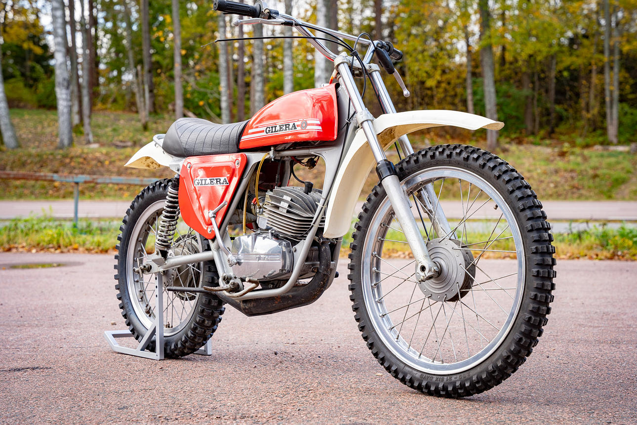 GILERA, model cross, 1976, Italy.