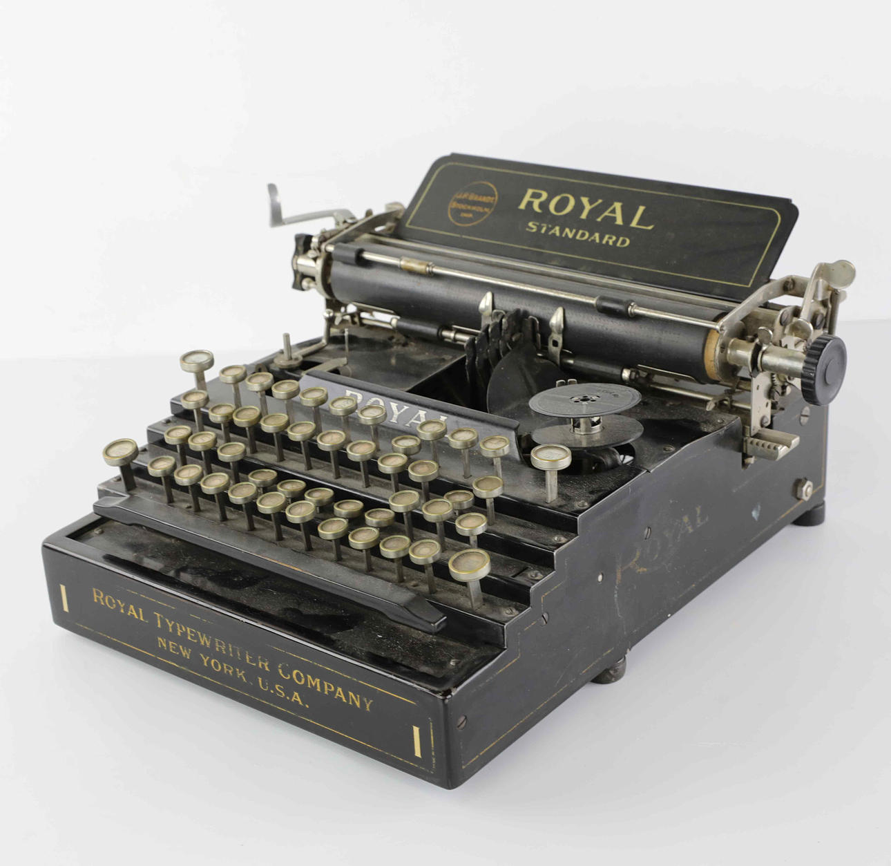 TYPEWRITER, Royal Standard New York. Around 1900.