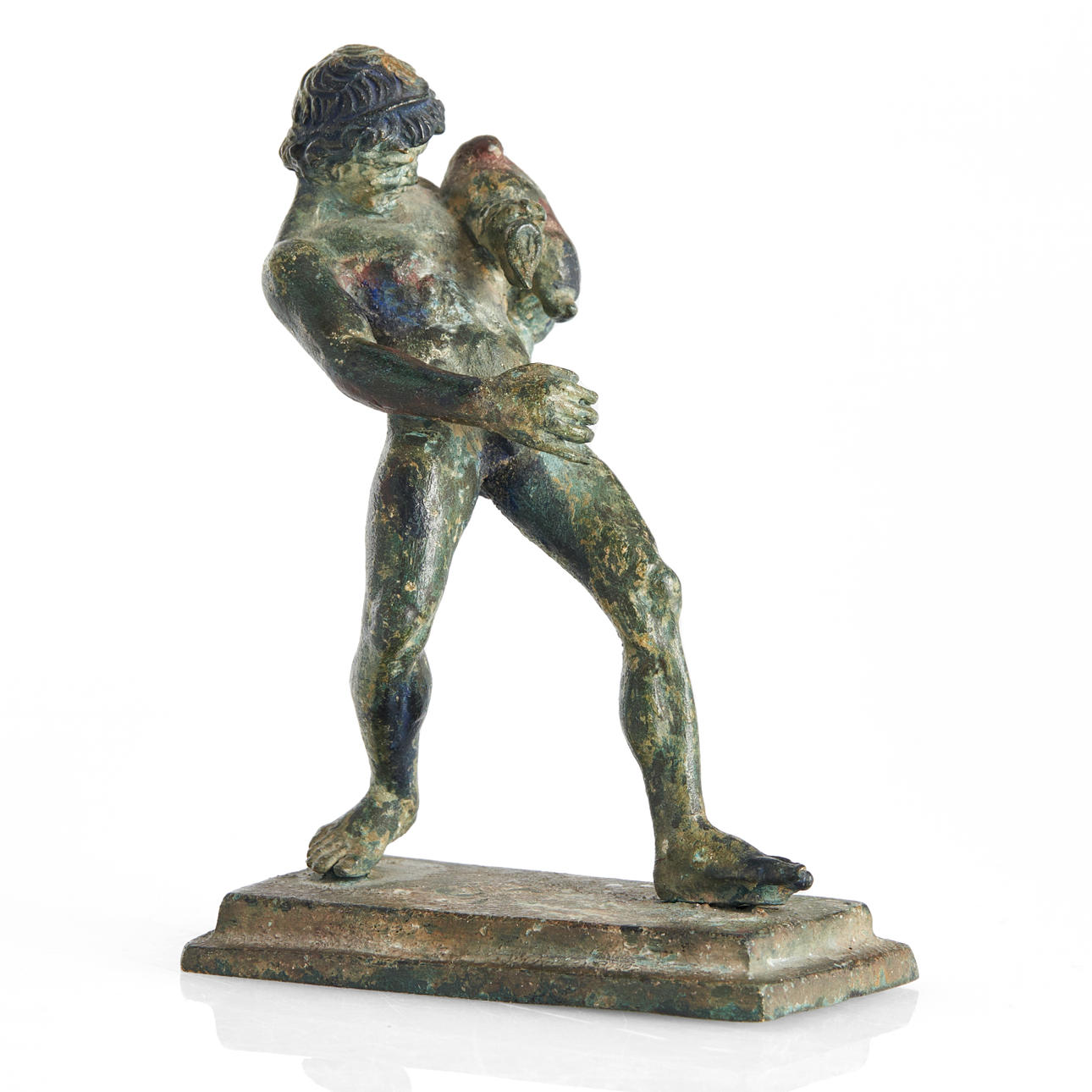 SCULPTURE, smaller, bronze, after antique model.