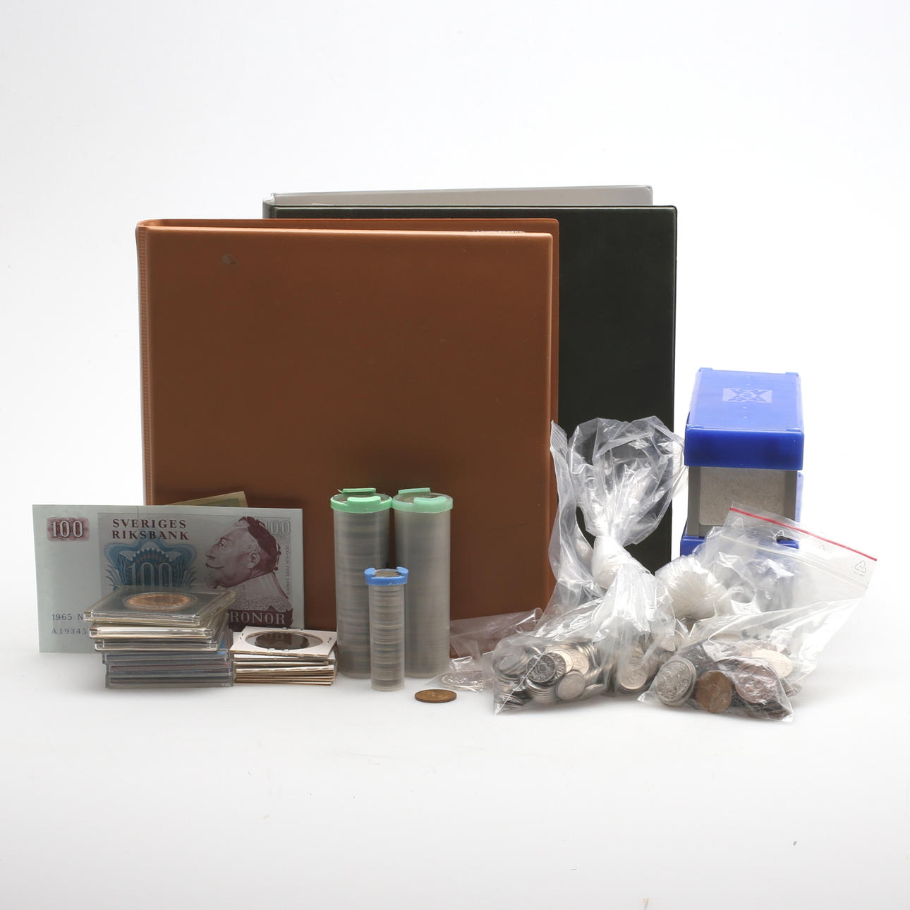 PARTI MYNT samt SEDLAR, diverse världsdelar, mestadels Svenskt, 17-1900-tal.