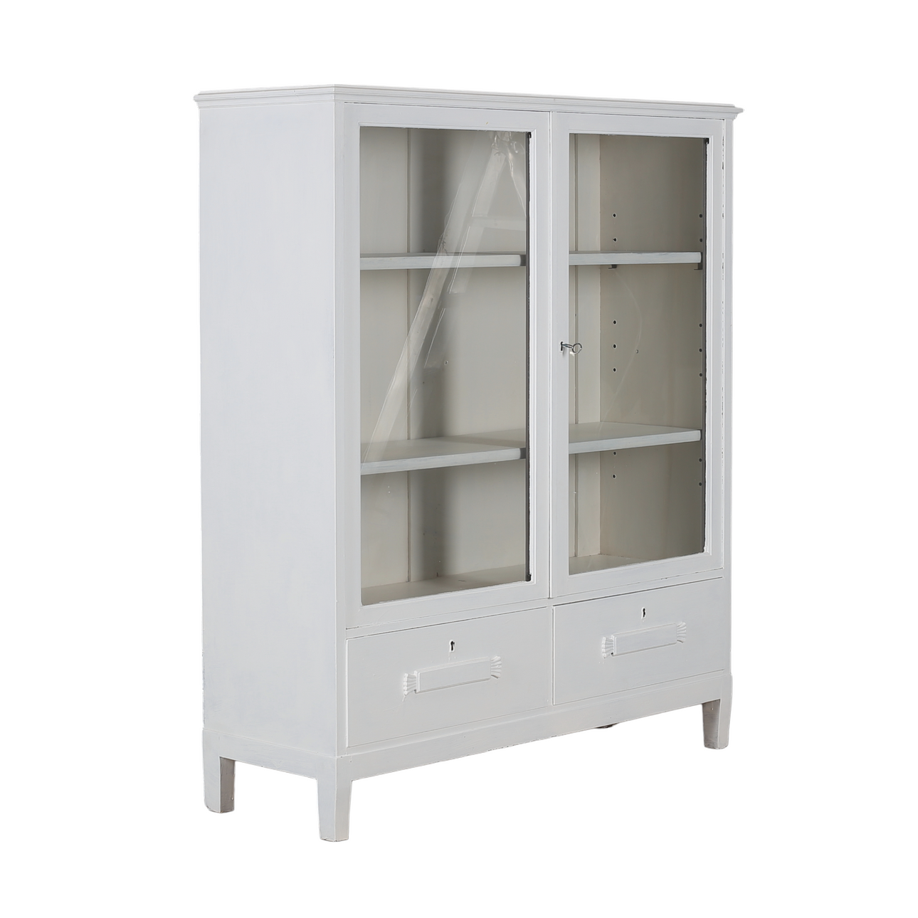 Vitrineskab, malet, 1900-tallets første halvdel.