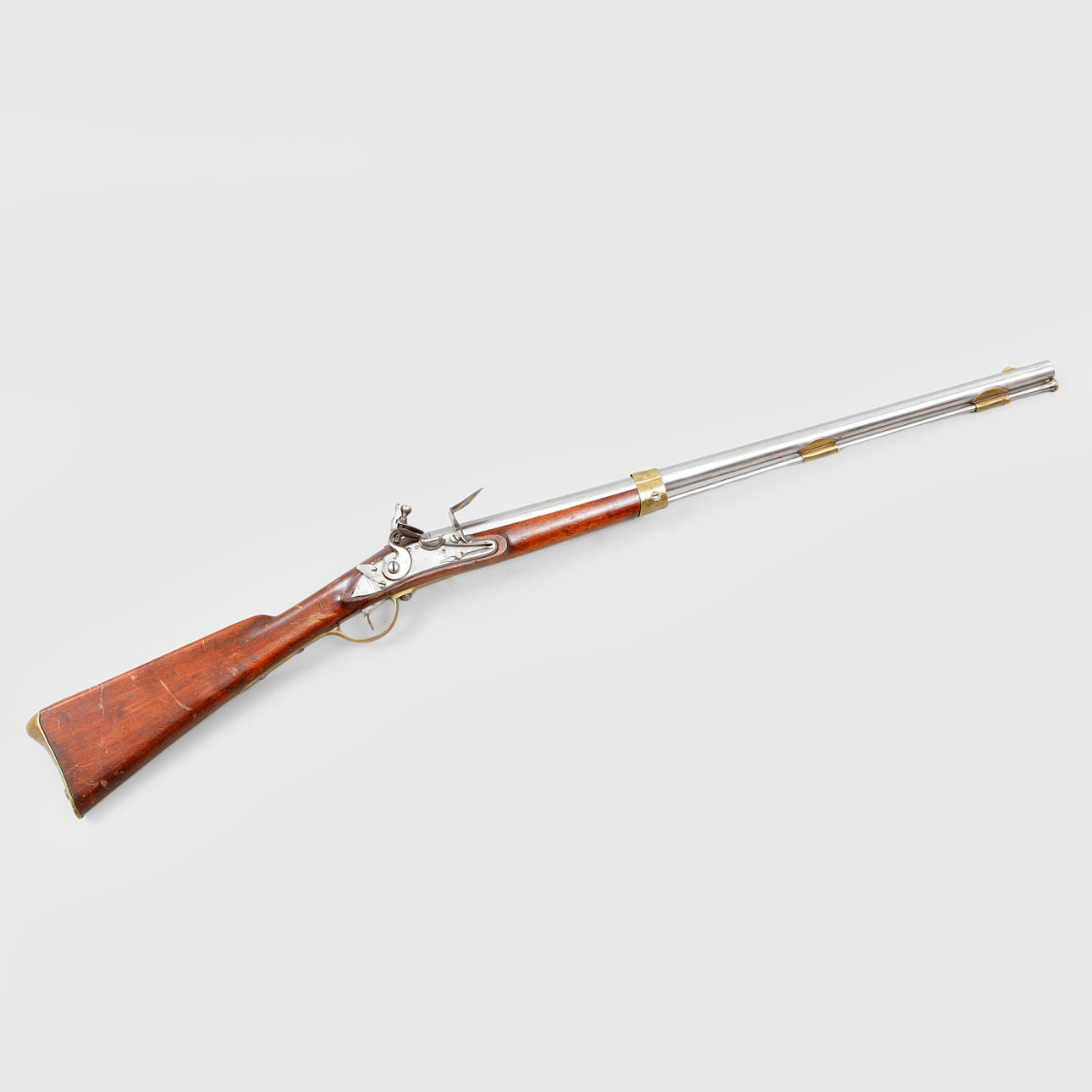 A 19th century flintlock rifle. Weapons & Militaria - Guns & Rifles ...