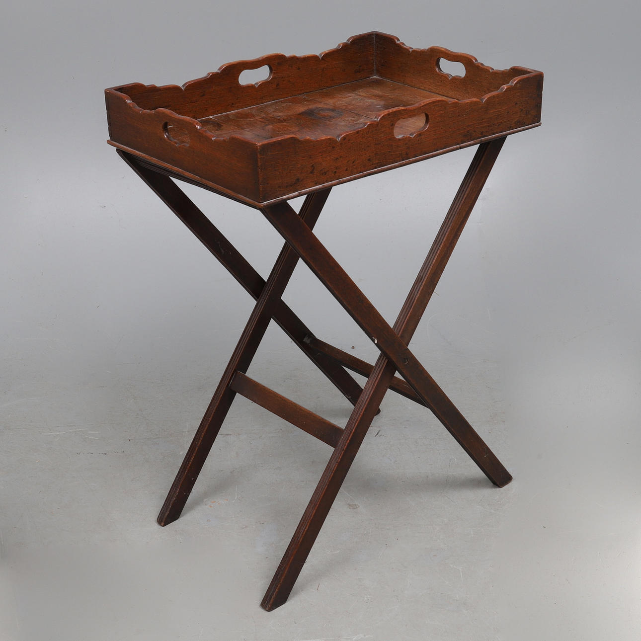 EN BUTLERS VIKTORIANSKA EKBRICKA.