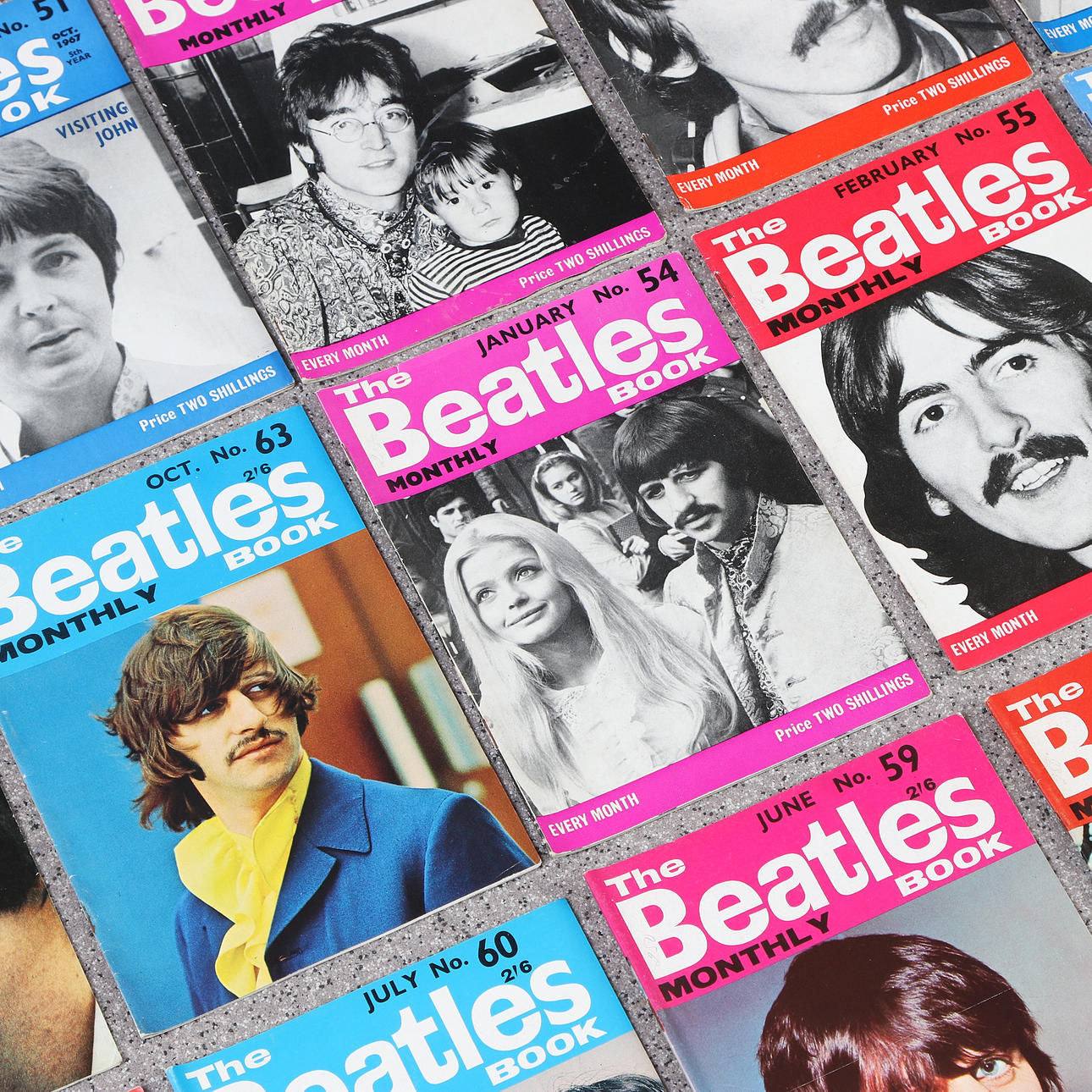 THE BEATLES MONTHLY BOOK, 32 ST TIDSKRIFTER.
