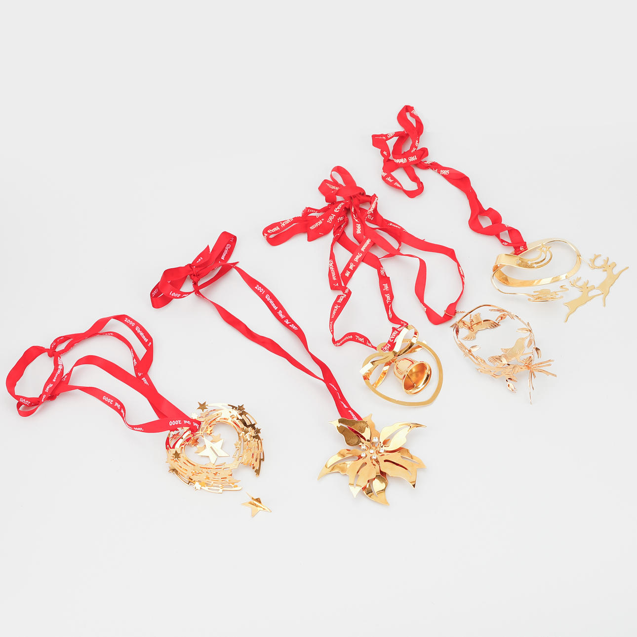 WEIHNACHTSSCHMUCK, 6 Stück, Georg Jensen.