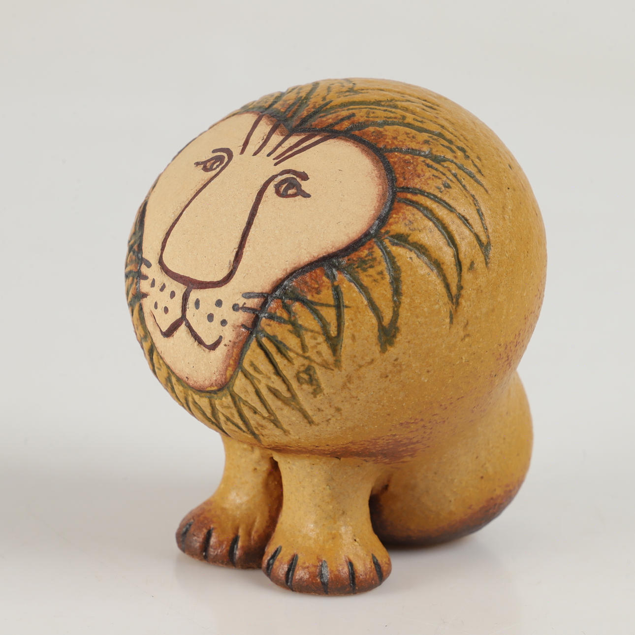置物 Lisa Larson / Sjolejon / Gustavsberg LISA LARSON. Figurine, lion, ceramics, Gustavsberg. Ceramics