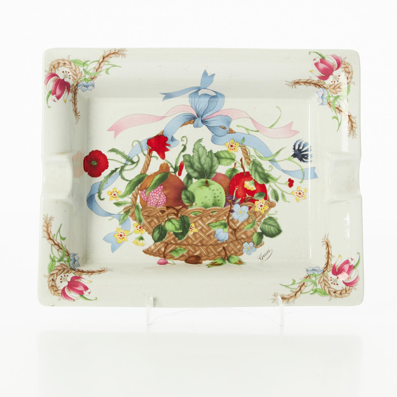 GUCCI, ”Cesti e Nastri”, tuhkakuppi, posliini.