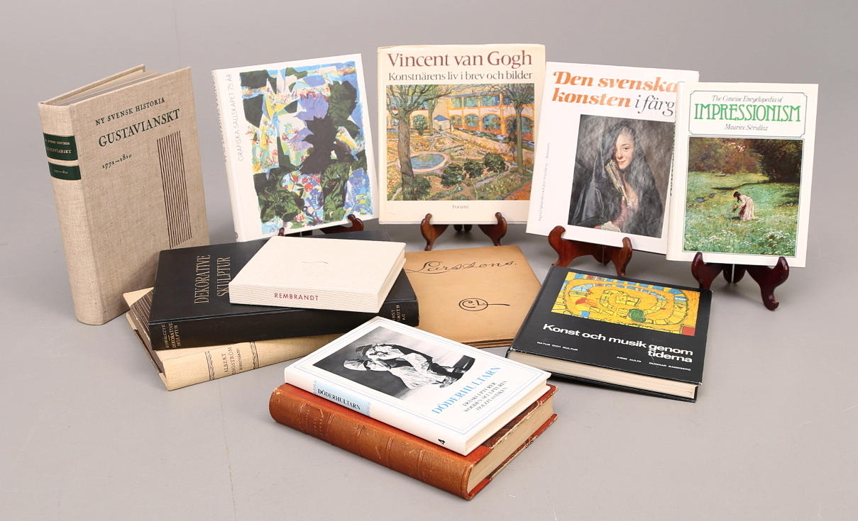 KONSTBÖCKER, 12 st.