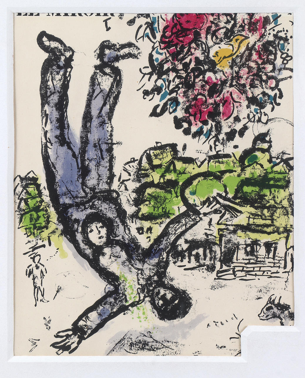 MARC CHAGALL. EFTER. Litografi.