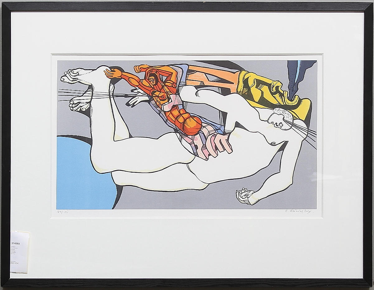 ERNEST NEIZVESTNY. litografi, signerad, numrerad 84/175.