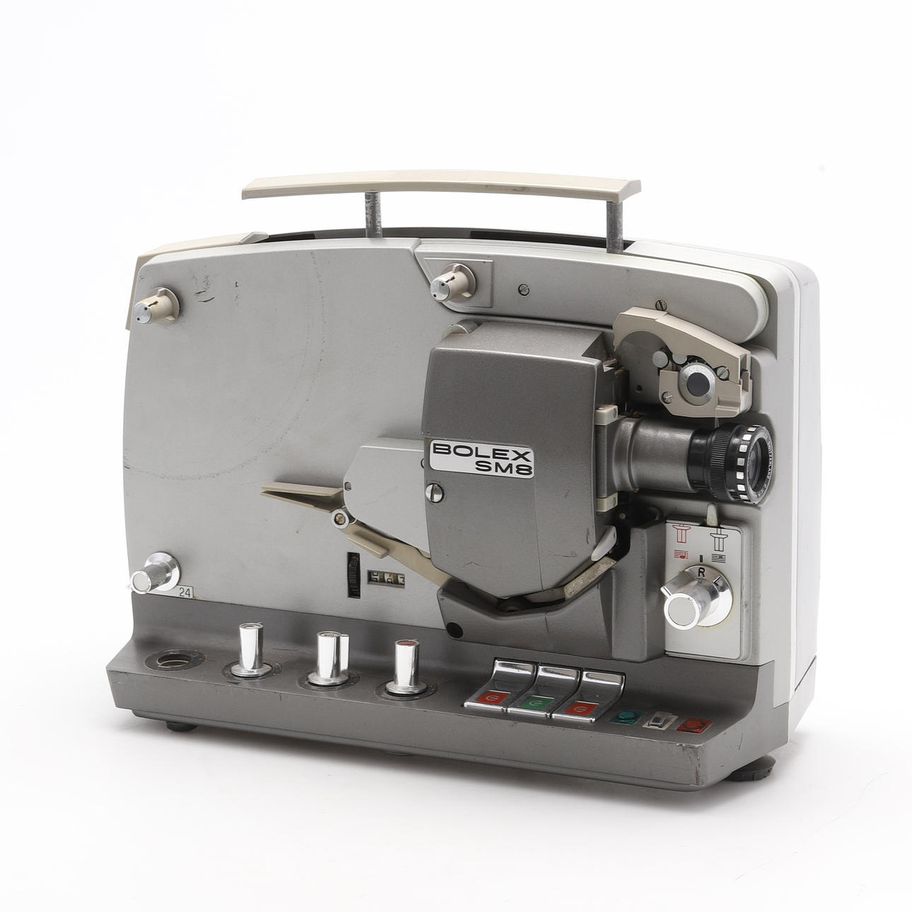 PROYECTOR, Bolex SM8, Suiza.