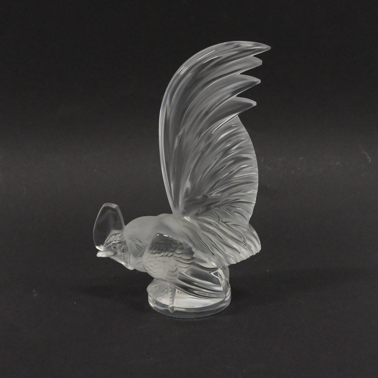 LALIQUE, ESTATUILLA, POLLA.