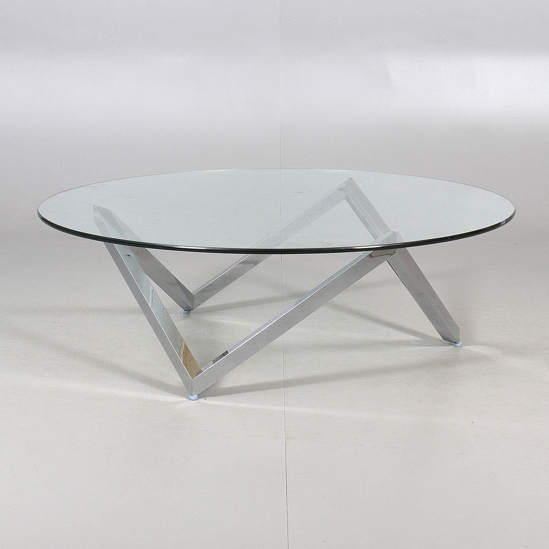 SOFFBORD med glasskiva, "Sirius", Englesson.