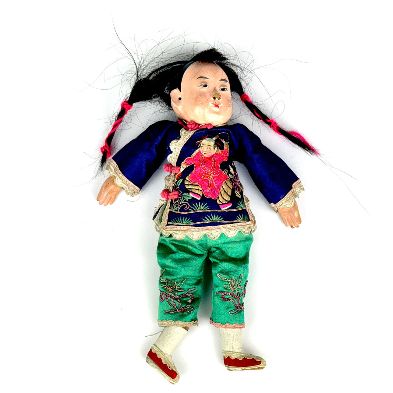 CHINESISCHE PUPPE AUS DER MITTE DES 20. JAHRHUNDERTS.