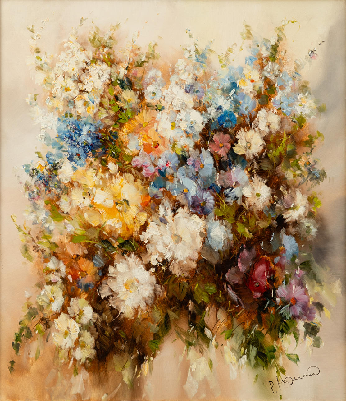 PAUL MORRO (1925-2013). Fiori.