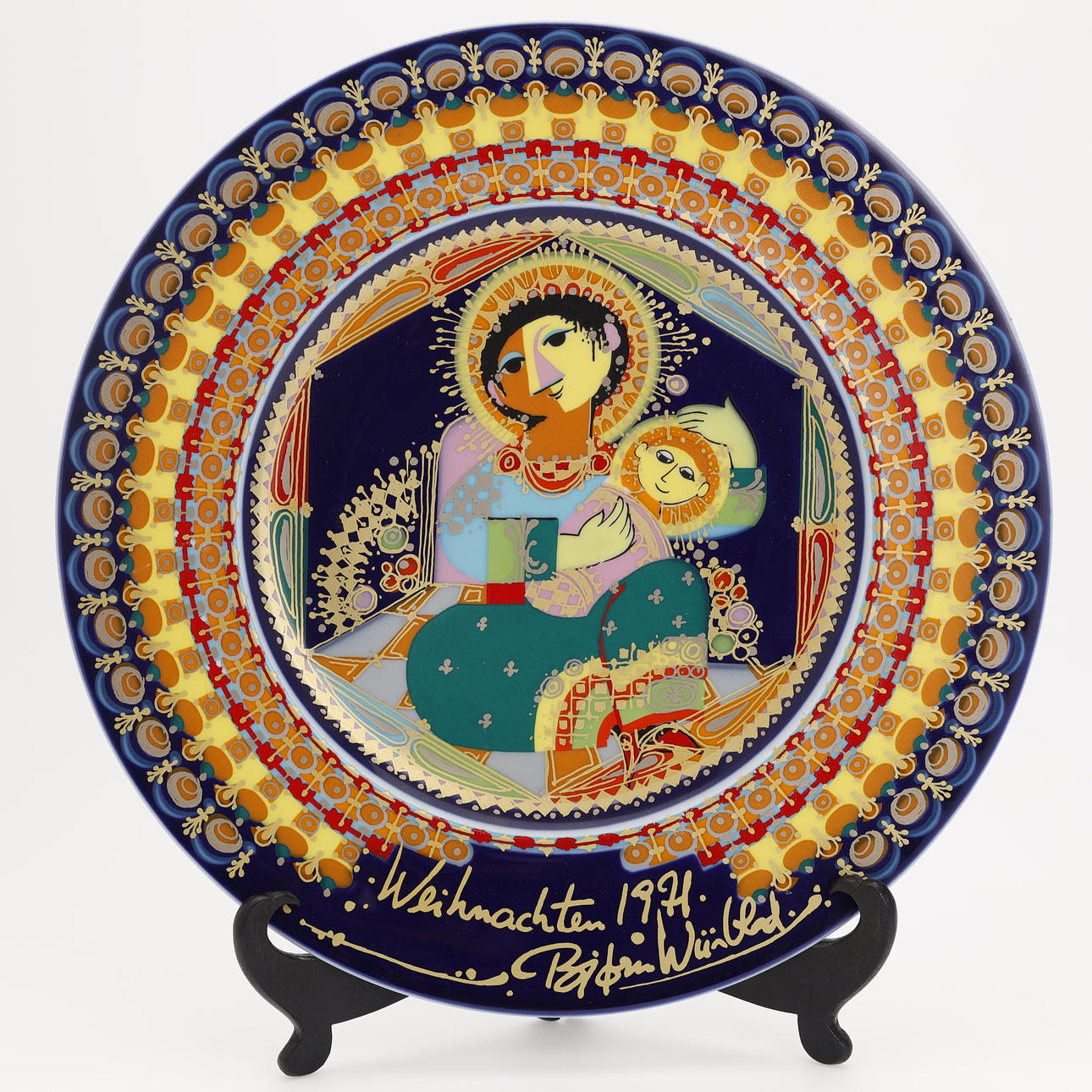 BJØRN WIINBLAD. Wiinblad platte 1971.