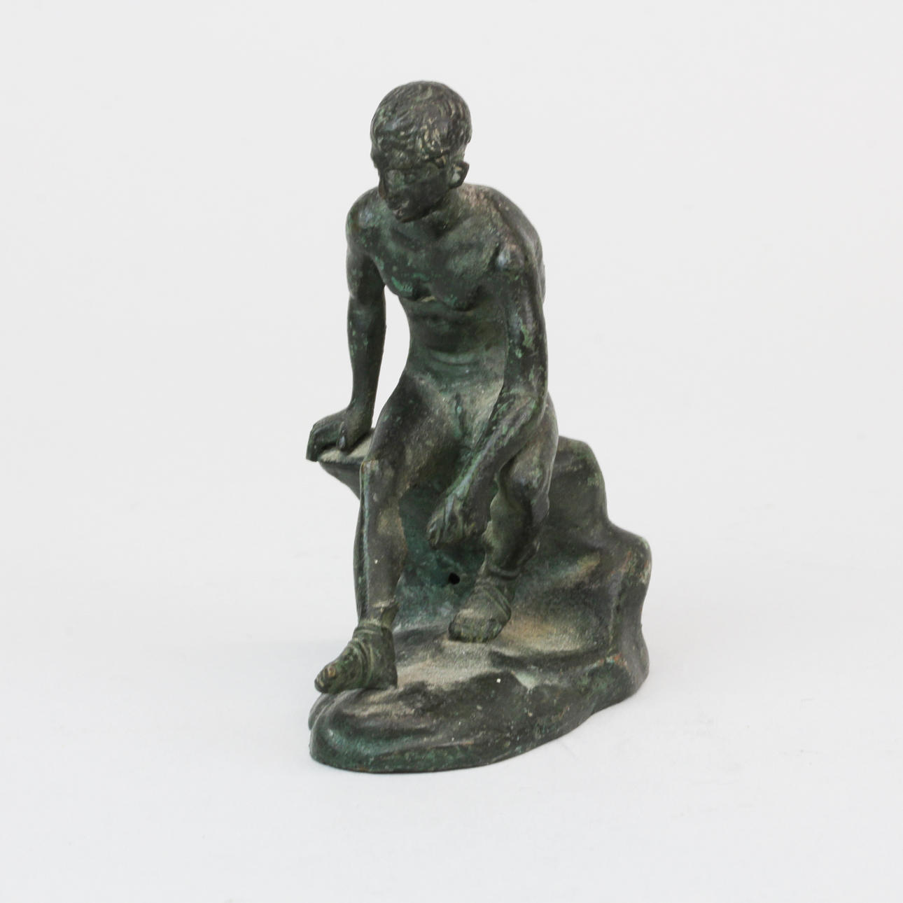 LILLE BRONZEFIGUR FRA 19. ÅRH.