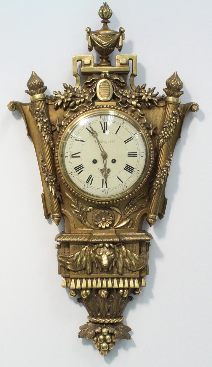 GULDPENDYL, C.L. Malmsjö & Co, Göteborg.