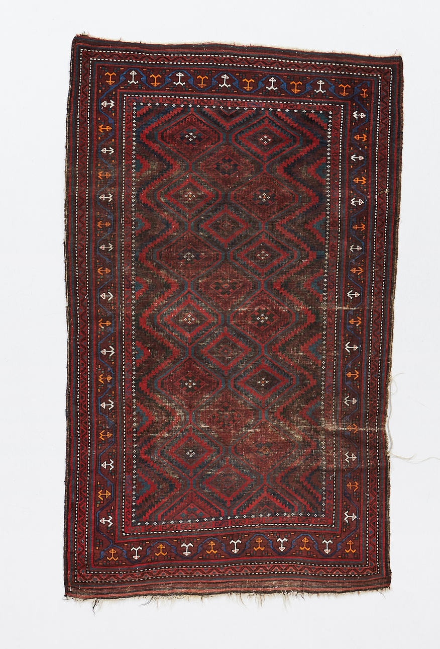 ORIENT CARPET, antique, Beluch, approx 160x96 cm.
