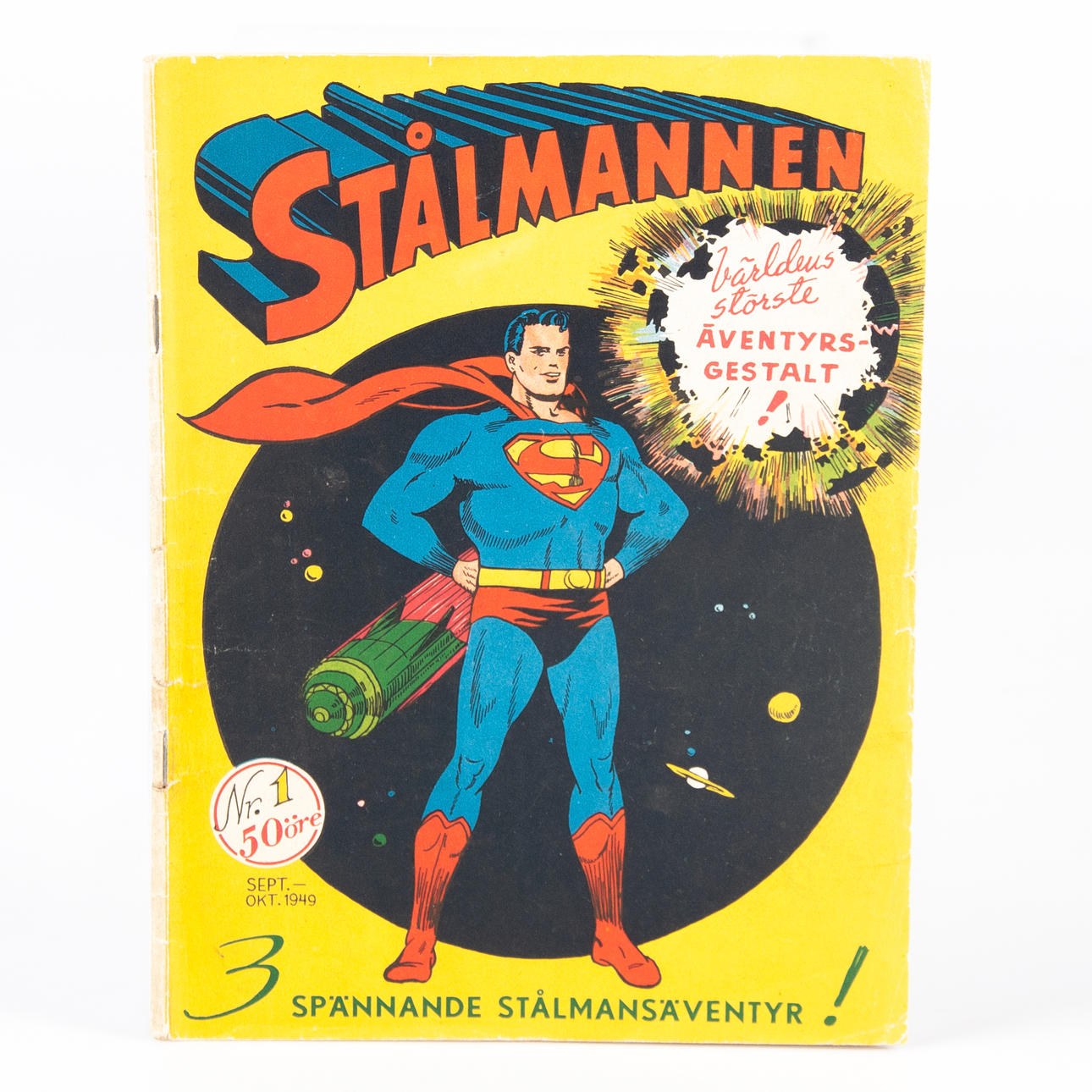 STÅLMANNEN, nummer 1, 1949.