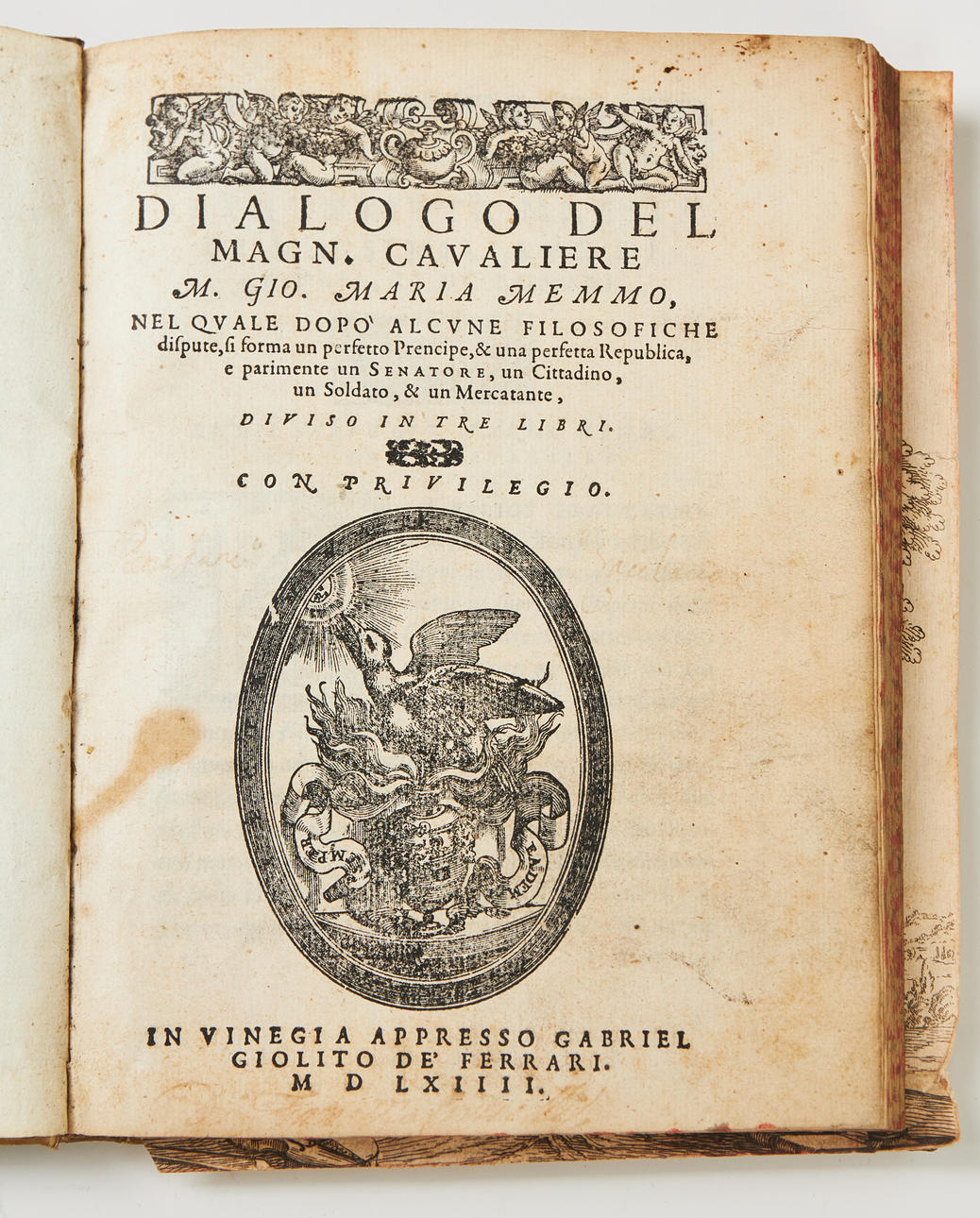COLLECTION OF FOUR WORKS, PARTLY 16TH C., Memmo, Grassi, Lanfredini and Bandinelli.