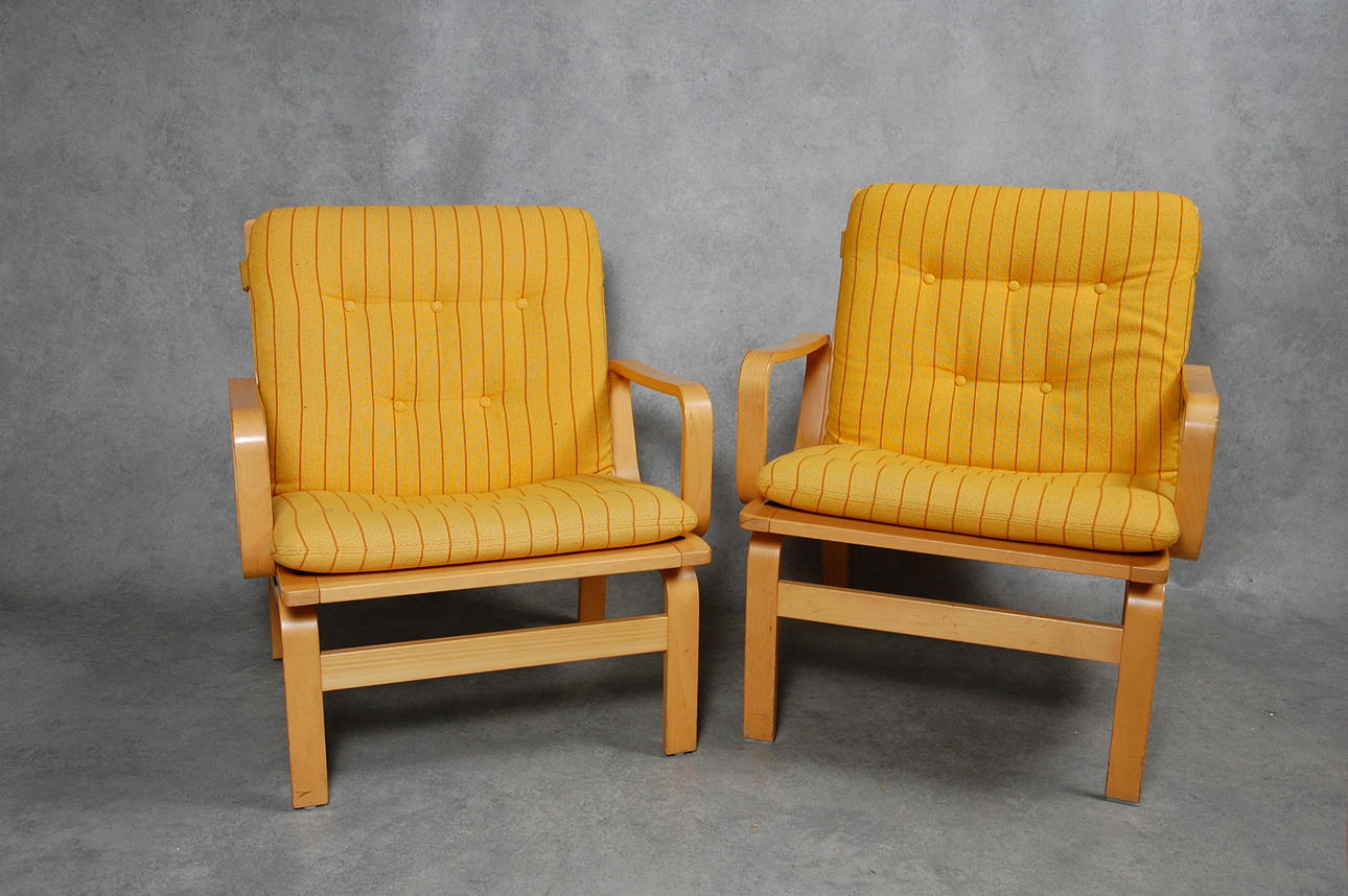 FÅTÖLJER, 1 par Karl- Erik Ekselius, JOC, Vetlanda.