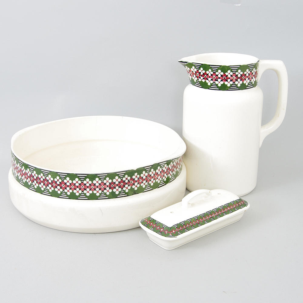 LAUNDRY SET, 3 parts, porcelain, Czech Republic.