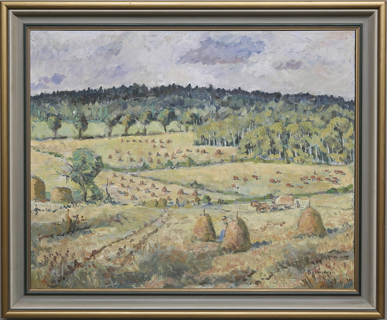 TOR BERGSTRÖM. Olja på duk. Signerad och daterad - 46.