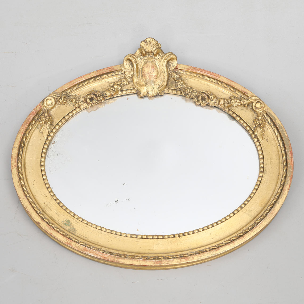 SPEGEL, förgylld , trä,sekelskiftet 1900.