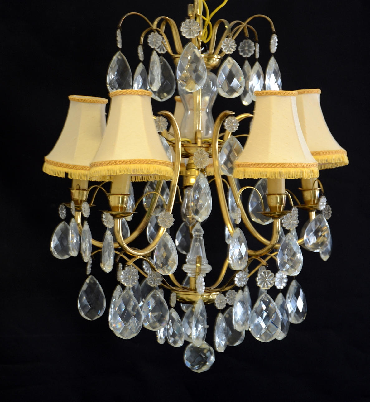 TAKARMATUR i kristall. Barockstil, 1900-tal.