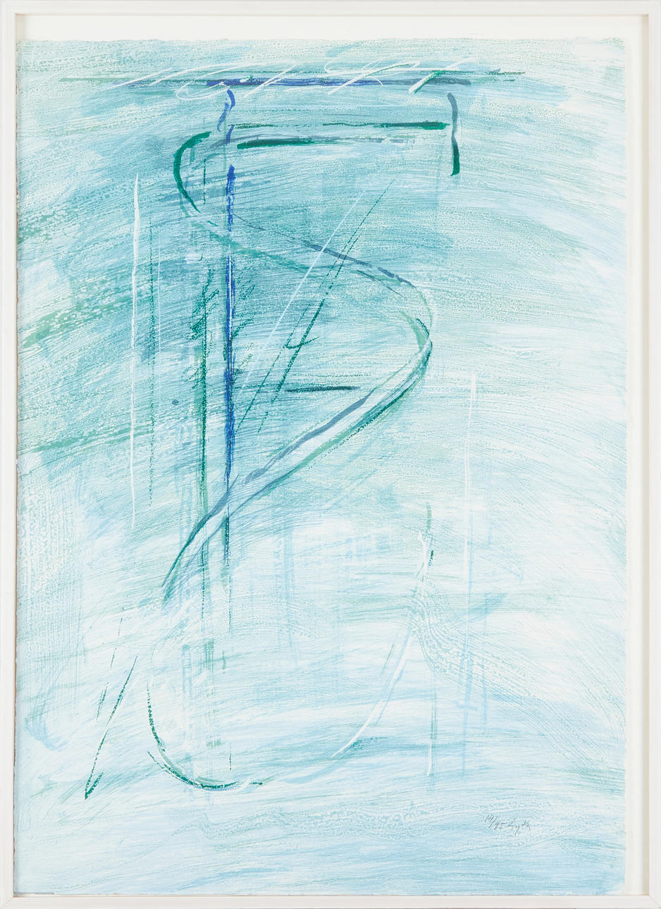 HARALD LYTH (FÖDD 1937-). untitled, lithograph, signed Lyth and numbered 14/95.