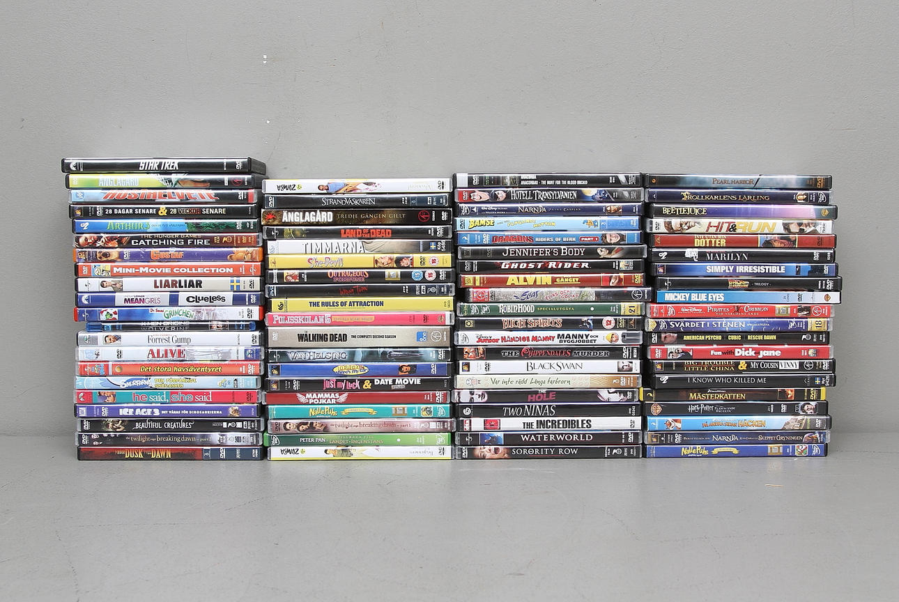 DVD FILMER, ca 75 delar.