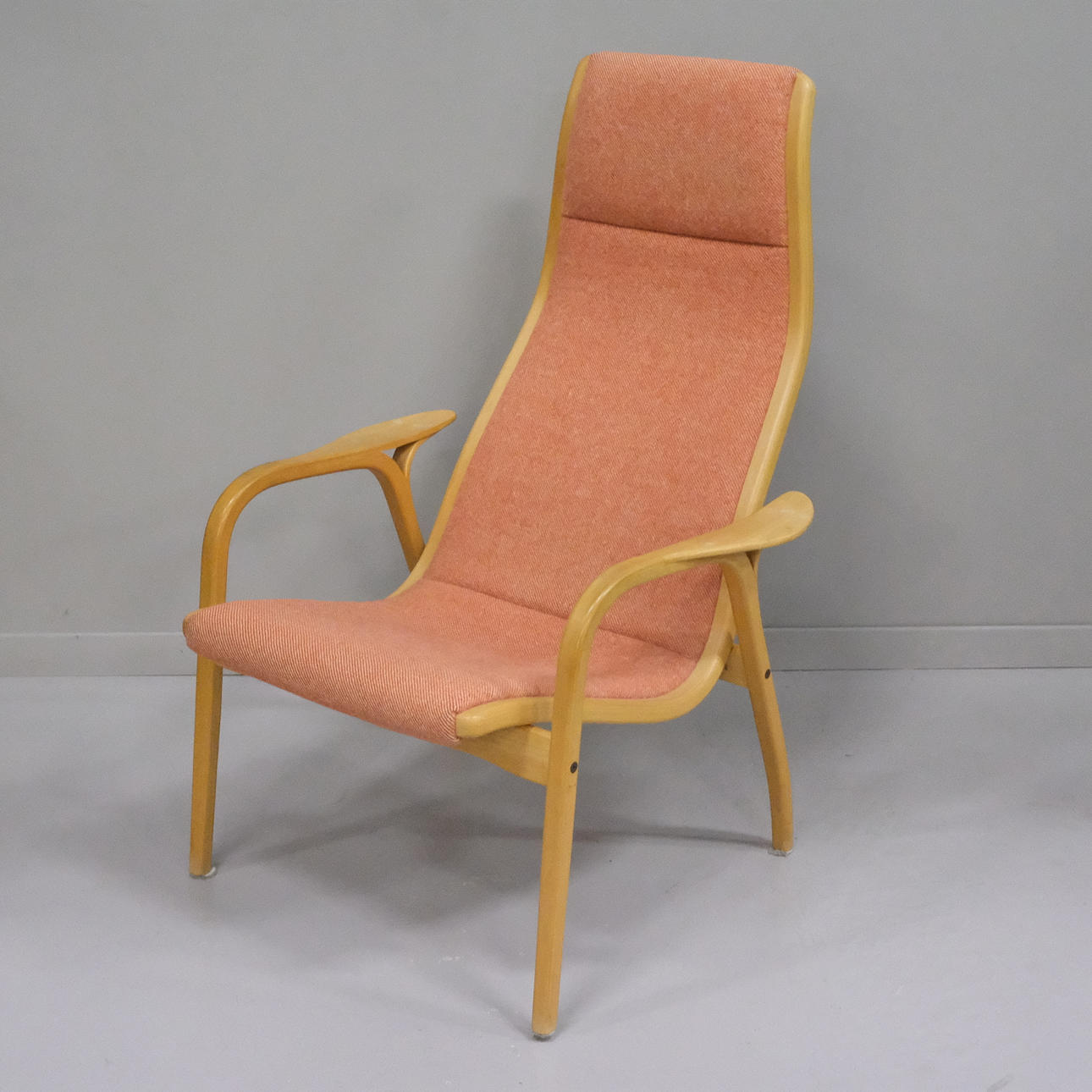 YNGVE EKSTRÖM. SILLÓN, LAMINO, SUECO.