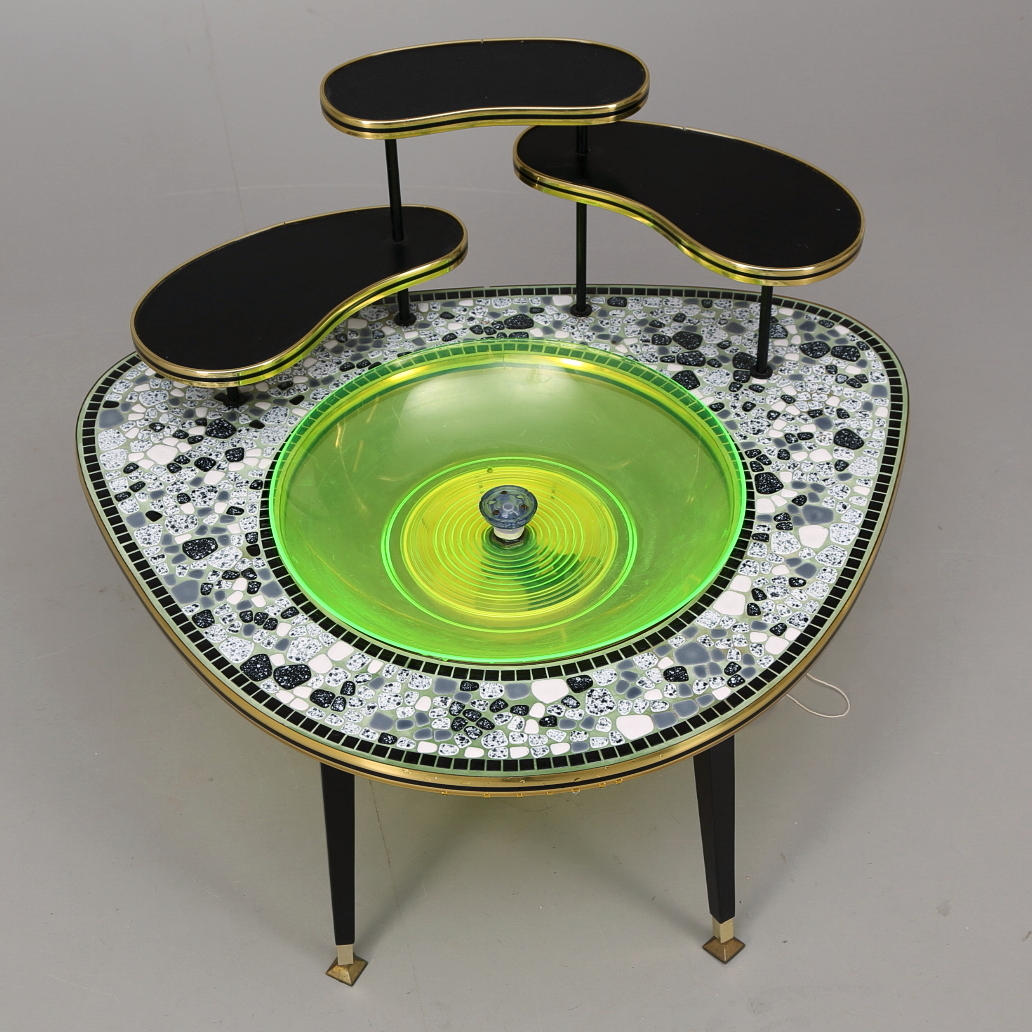 FONTÄNBORD, mosaik, 1950-tal.