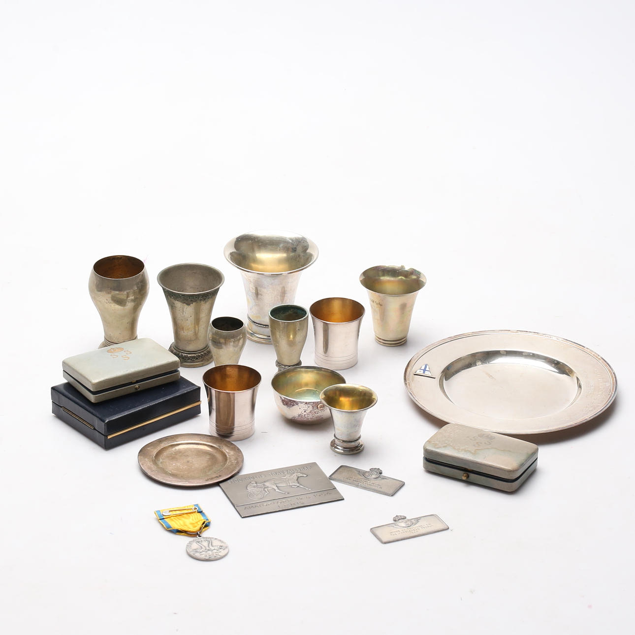 SILBER, Gewicht ca. 608,2 Gramm.