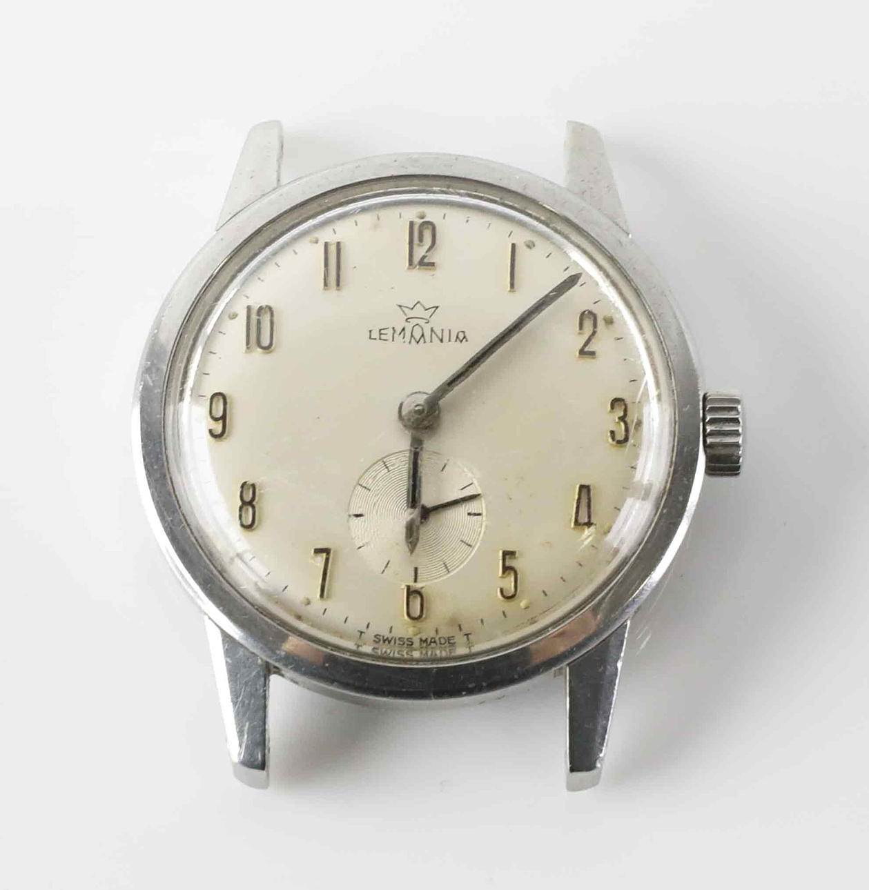 WRISTWATCH, Lemania, Super Compressor, steel.
