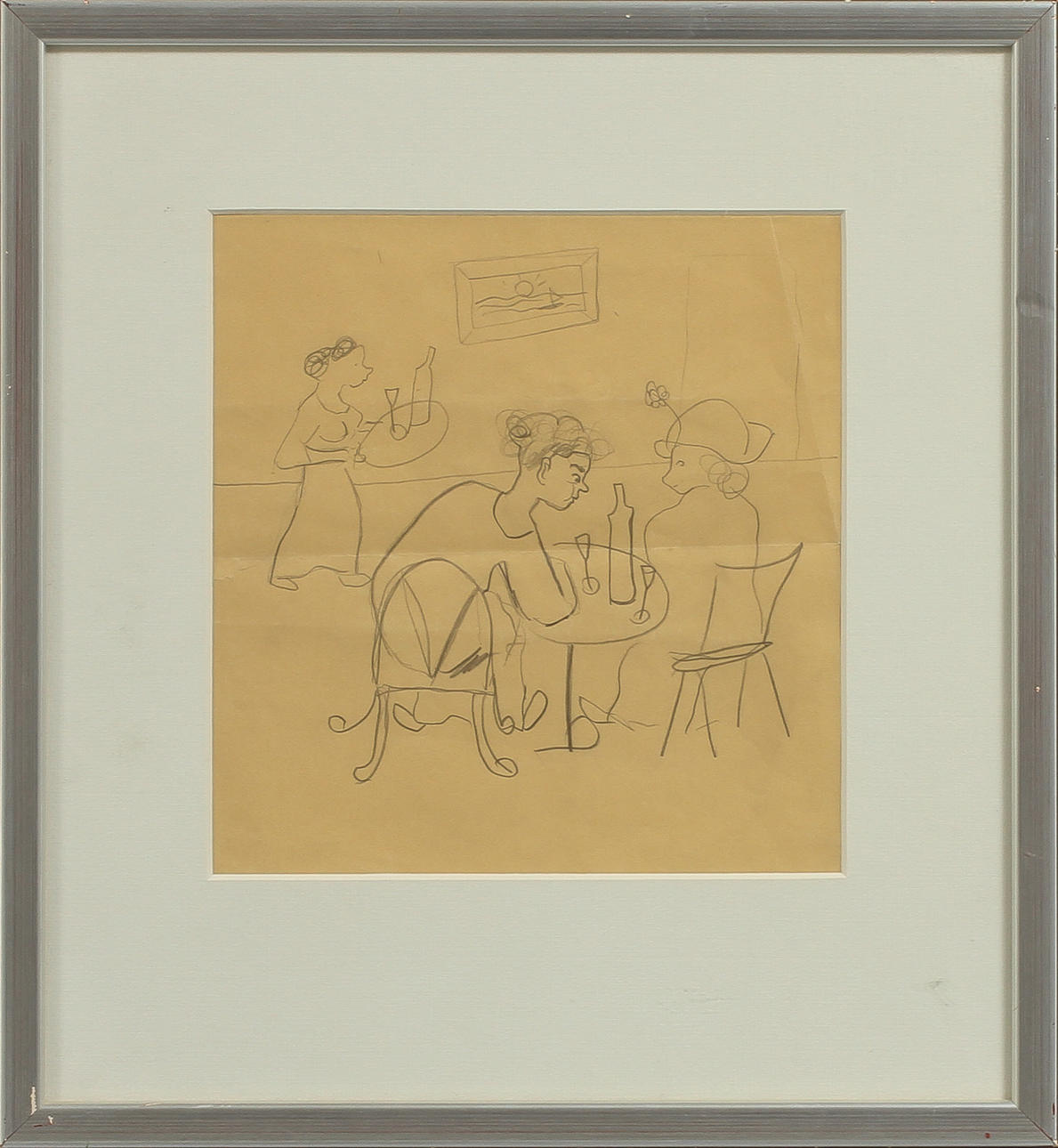 IVAN IVARSON. Teckning, signerad a tergo Per Ivarson.