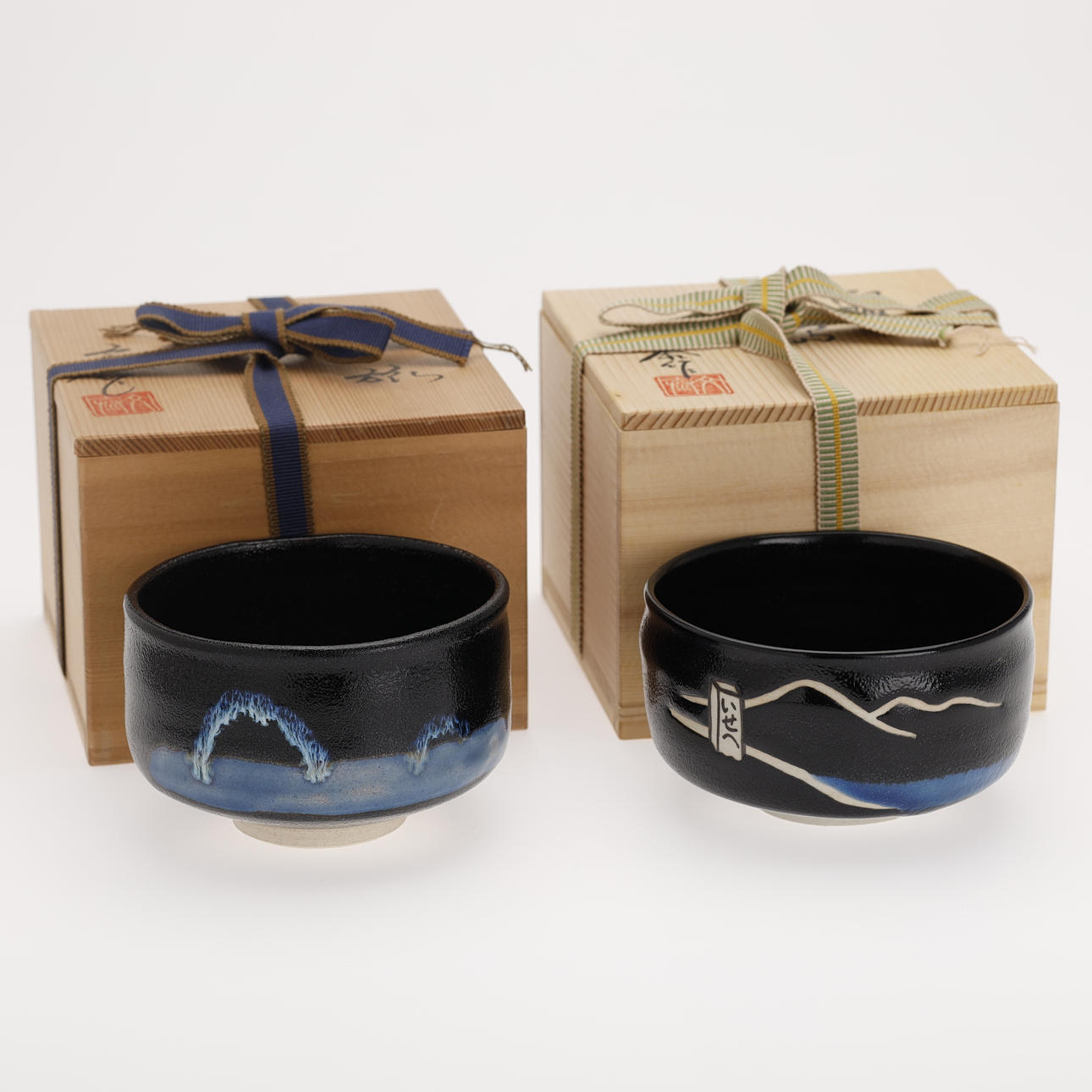 Matcha-Teeschalen, Keramik Japan.