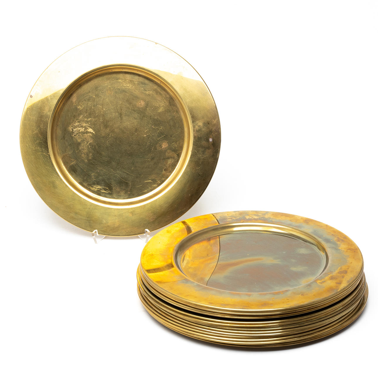 KUVERTTALLRIKAR, 19 st, mässing.