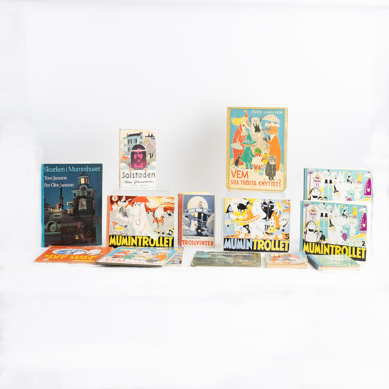 TOVE JANSSON. Böcker, 14 st, "Mumin".