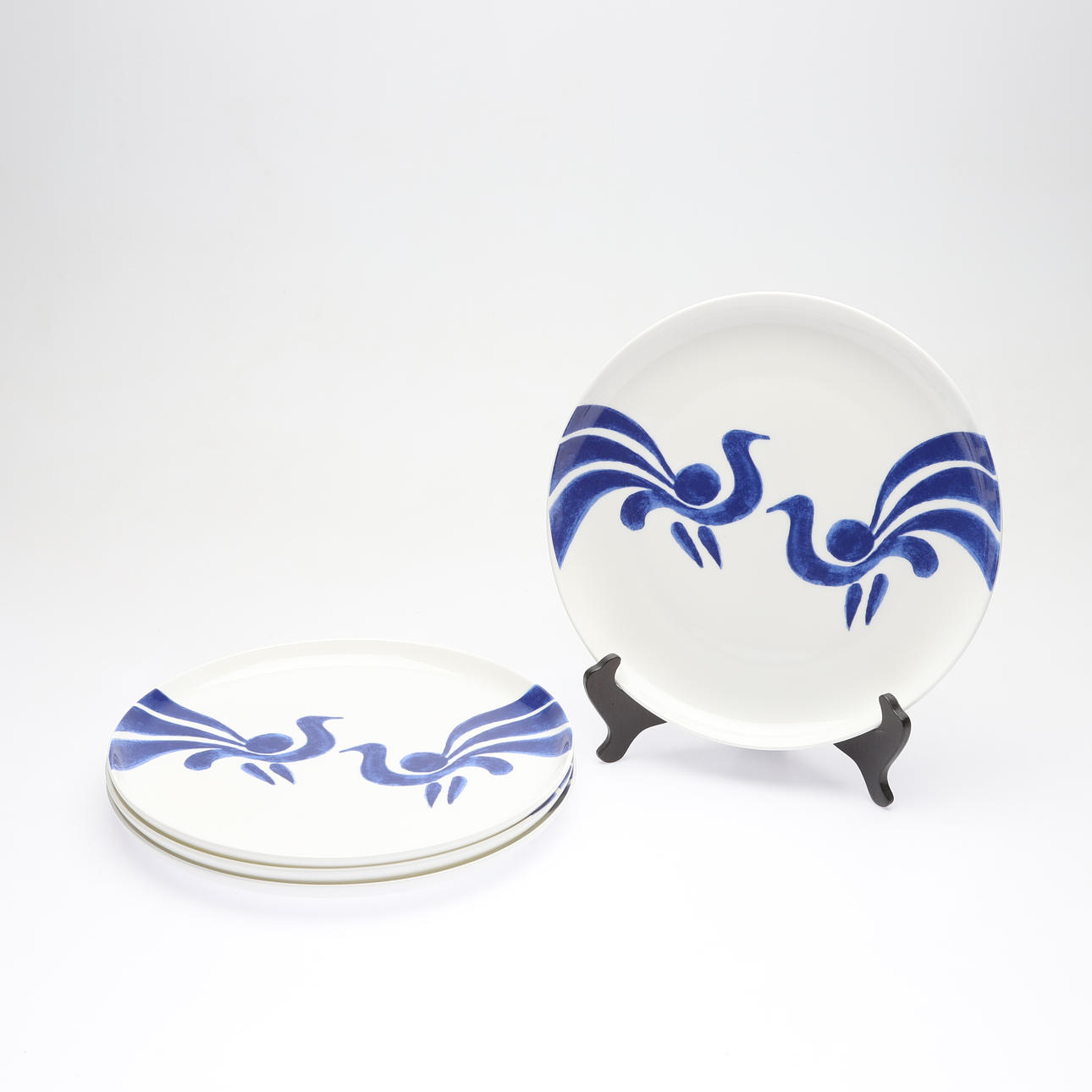 LISA LARSON. Dinner plates, 4pcs, Porcelain, Optodesign.