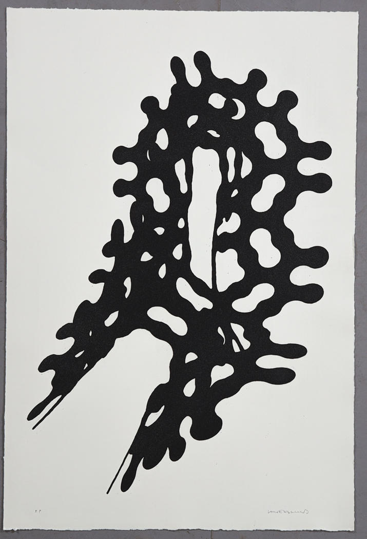 LARS ENGLUND. Composition, etching, unleaved leaf.